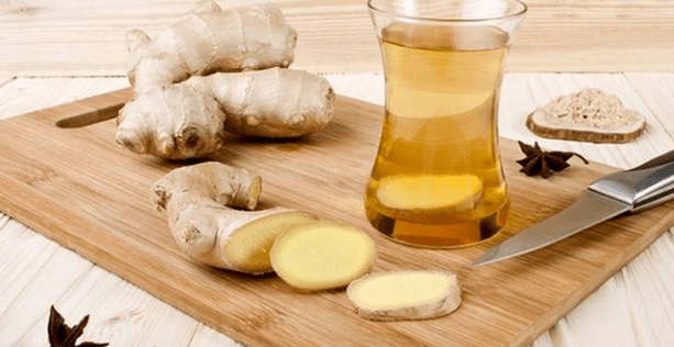 Té de xenxibre por potencia